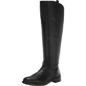 Franco Sarto Women's Meyer Knee High Wide Calf Flat Boots Black Size 11M